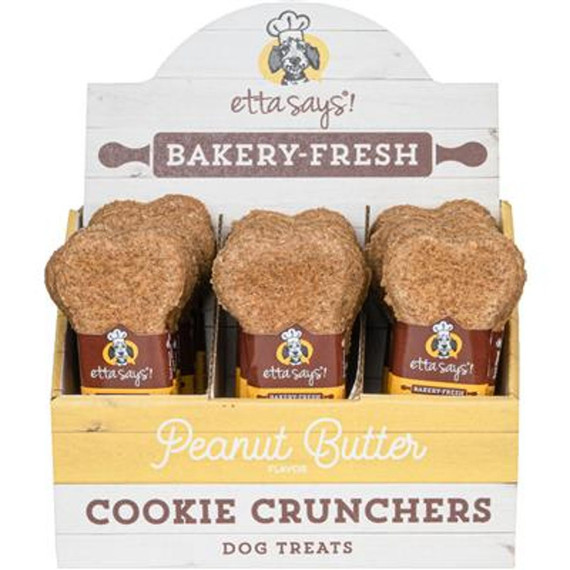 Etta Says Peanut Butter Cookie Cruncher Dog Treat