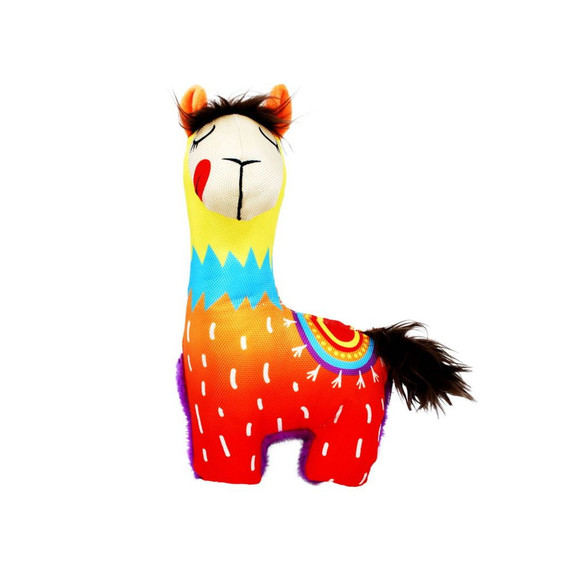 Kong Ballistic Vibez Llamas Dog Toy - Assorted - X-small