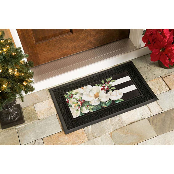 Evergreen Enterprises Holiday Magnolias Sassafras Switch Mat - 22"