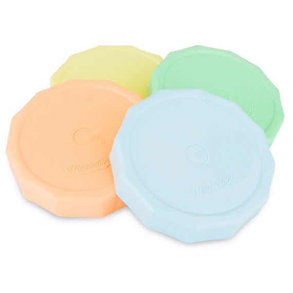 Masontops Pastel Tough Top Airtight Regular Mouth Lids - 4 Pk - Assorted