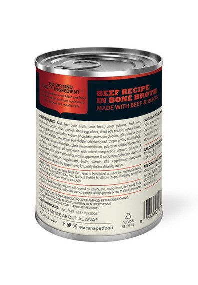 Acana Premium Chunks, Beef Recipe Wet Dog Food - 12.8 oz