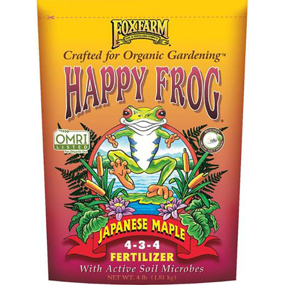 Foxfarm Happy Frog 4-3-4 Japanese Maple Fertilizer - 4 lb