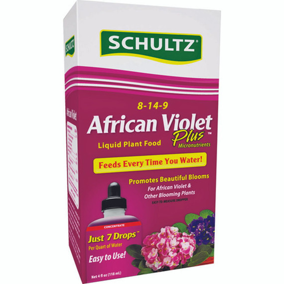 Schultz African Violet 8-14-9 Liquid Plant Food - 4 Oz