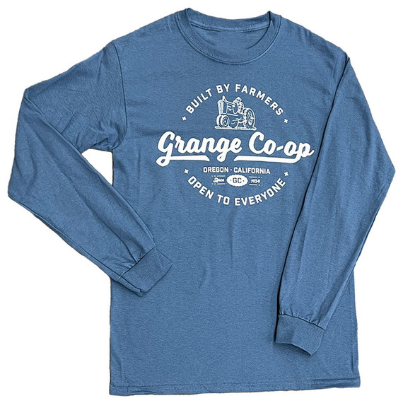Grange Co-op Men's Long Sleeve T-Shirt - Blue