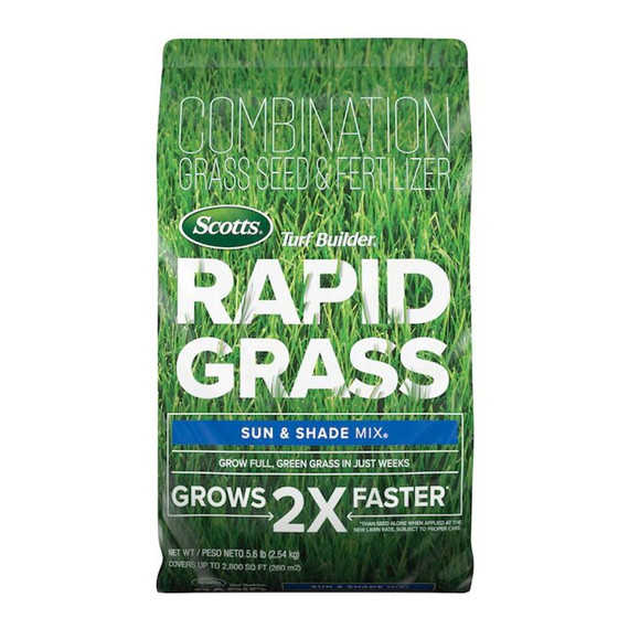 Scotts Turf Builder Rapid Grass Sun & Shade Mix - 5.6 lb