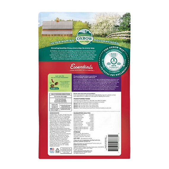 Oxbow Essentials Ferret Food - 4 lb