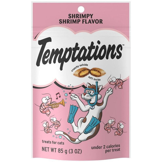 Temptations Shrimpy Shrimp Flavor Cat Treat - 3 Oz