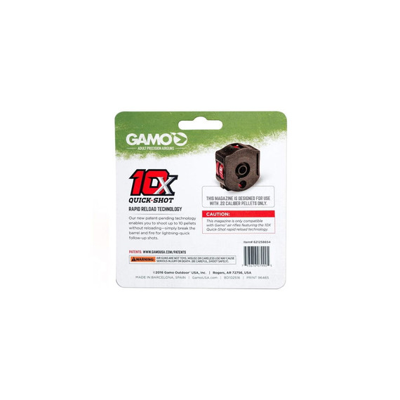 Gamo 10x Quick-Shot Mag .22