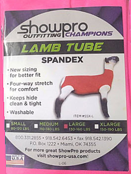 U.s. Whip Sheep Sox Large Nylon Spandex Tube - Pink