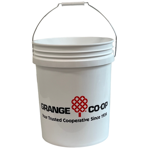 Grange Co-op White 5 Gallon Bucket