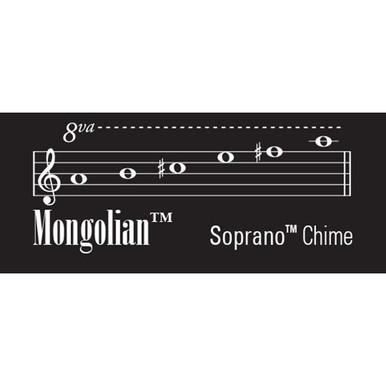 Music of the Spheres Mongolian Windchime - Black