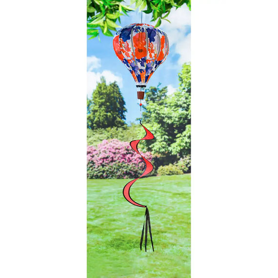 Evergreen Enterprises Patriotic Floral Balloon Spinner - 15" X 55" X 15"