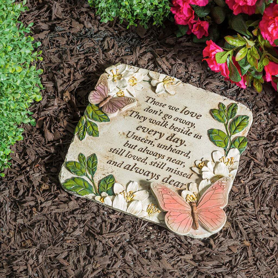 Evergreen Enterprises Those We Love Butterflies Garden Stone - 11"