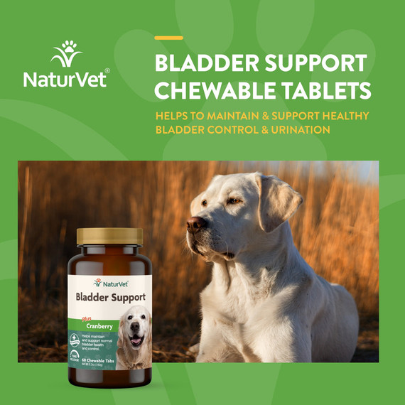Naturvet Bladder Support Chewable Tablets for Dogs - 60 ct