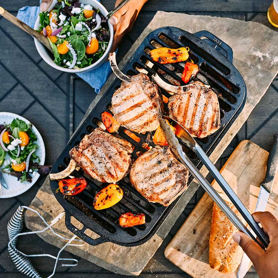 Lodge Sportsman’s Pro Cast Iron Grill