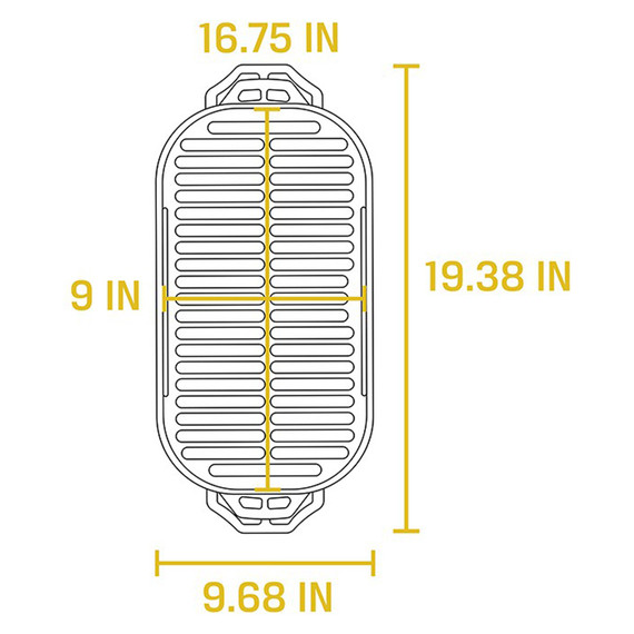 Lodge Sportsman’s Pro Cast Iron Grill