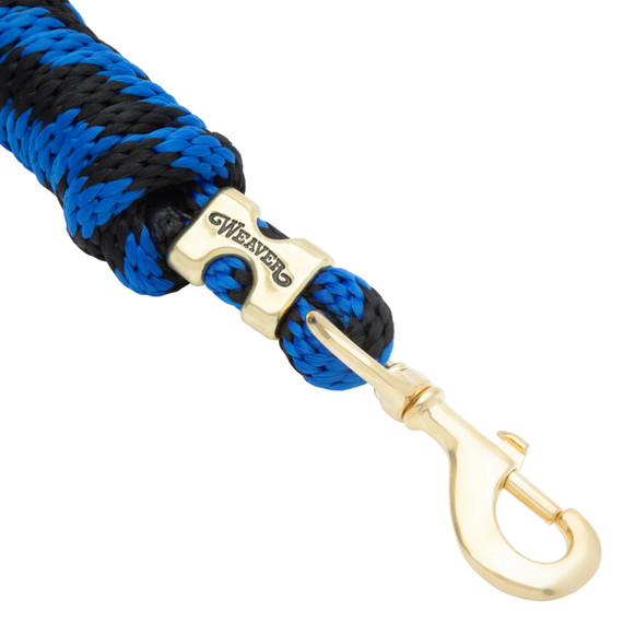 Weaver Leather Poly Lead Rope with Solid Brass 225 Snap - 5/8" X 10'
