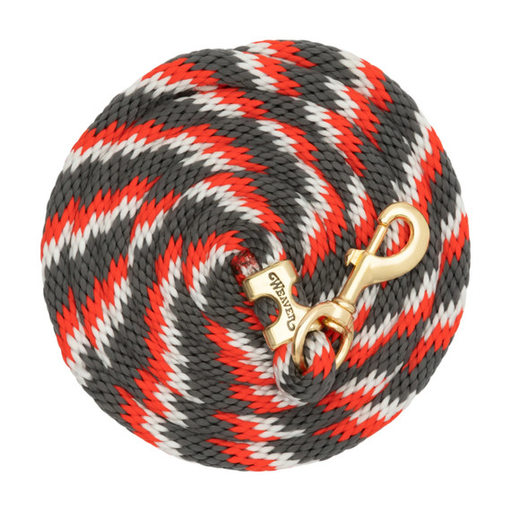 Weaver Leather Poly Lead Rope with Solid Brass 225 Snap - 5/8" X 10'