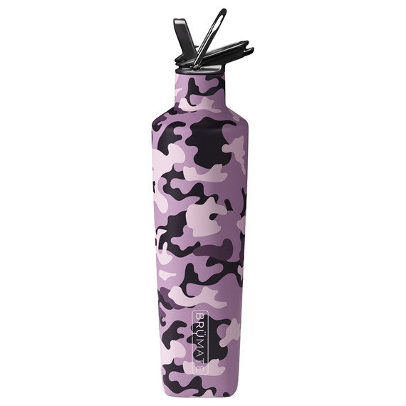 Brumate Rehydration Water Bottle - Mauve Camo - 25 oz