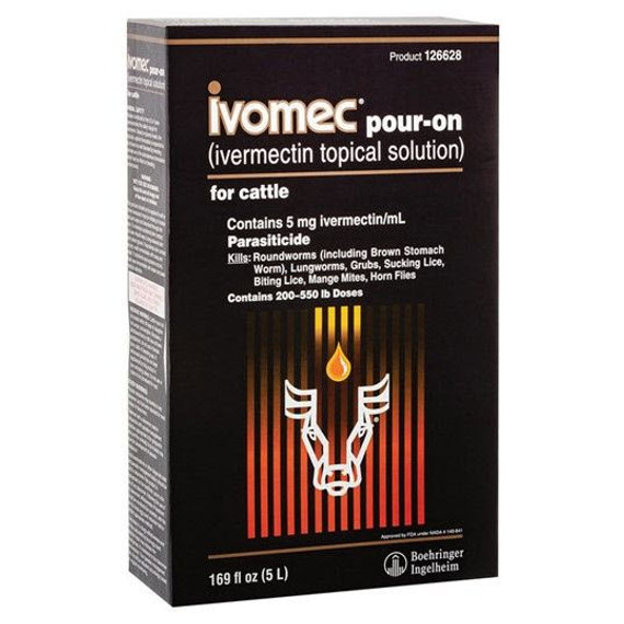 Ivomec Pour-On for Cattle 5 Liter