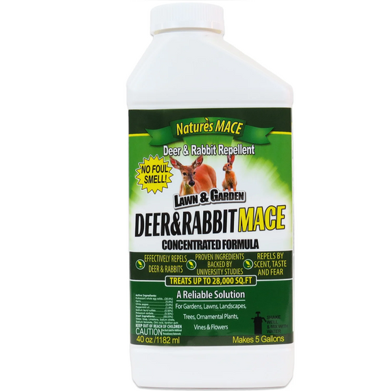 Nature's Mace Deer & Rabbit Repellent Concentrated Formula - 40 oz