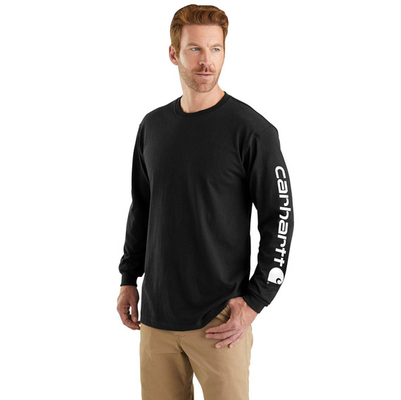 Carhartt Men's Graphic Logo Long Sleeve T-Shirt