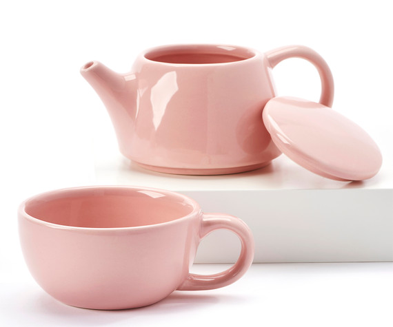 Giftcraft Avenue 9 Tea for One Set - Pink