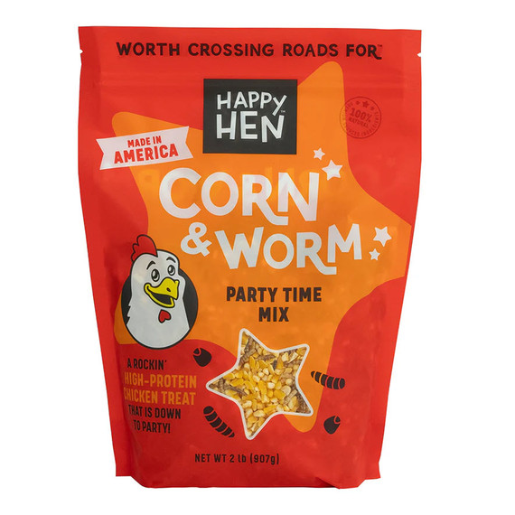 Happy Hen Treats Corn & Worm Party Time Mix - 2lb