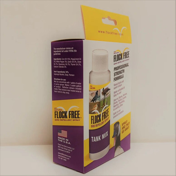 Flock Free Bird Repellent Spray Concentrate - 4 oz