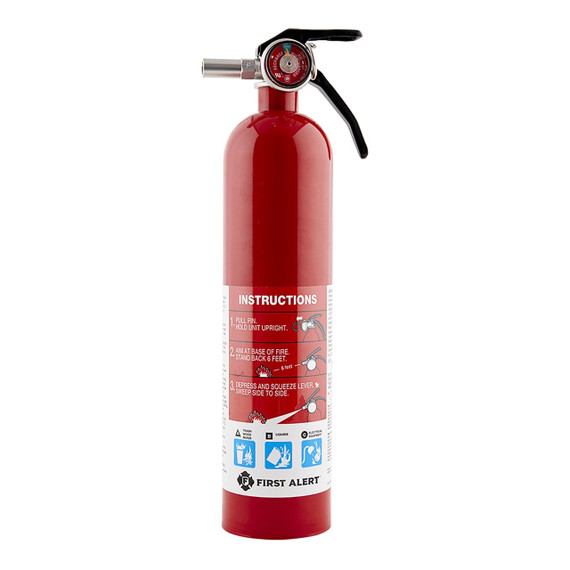 First Alert 1A10BC Rechargeable Fire Extinguisher