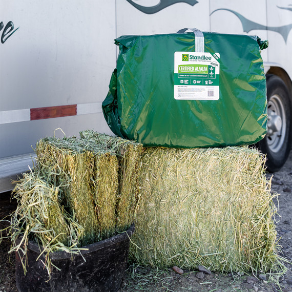 Certified Alfalfa Grab & Go Compressed Bale - 50lb
