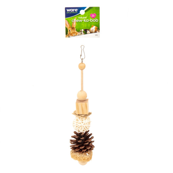 Ware Natural Encourages Healthy Activity Ka-Bob for Small Animal Toy - 3"