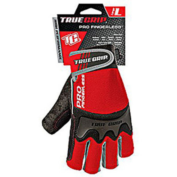 True Grip Pro Fingerless Work Gloves