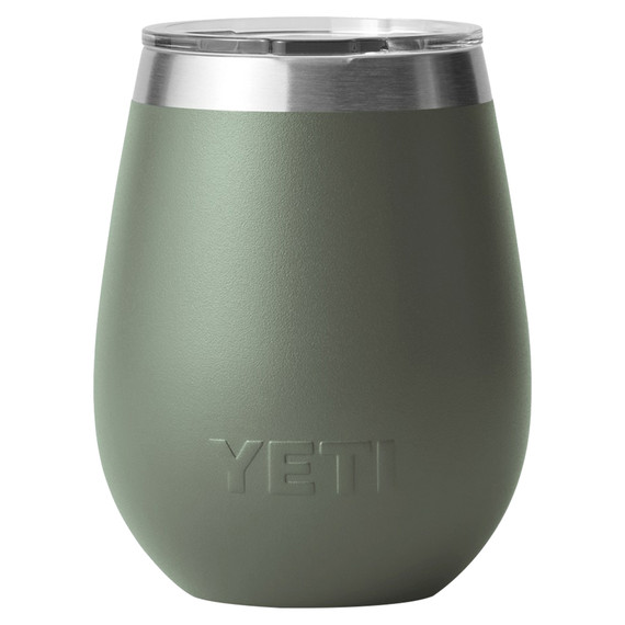 Yeti Rambler Wine Tumbler with Magslider Lid - 10 oz - Camp Green