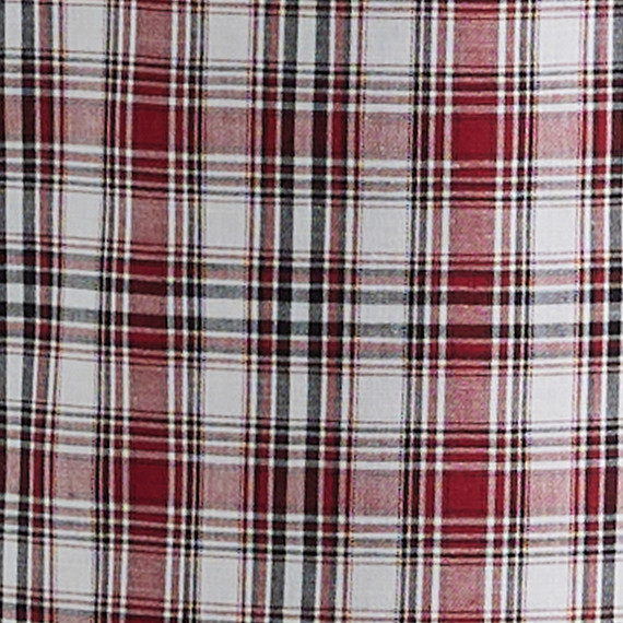 Wrangler Men's Classic Fit Long Sleeve Wrinkle Resist Western Plaid Shirt - Red