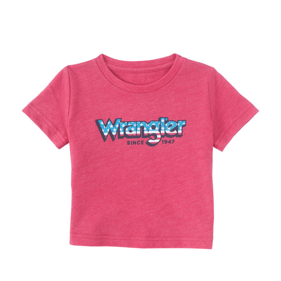 Wrangler Baby Boy's Short Sleeve T-Shirt - Red Heather