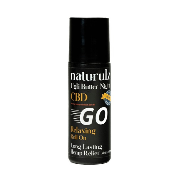 Naturulz Ugli Butter Night CBD Go Roll On - 3 fl oz