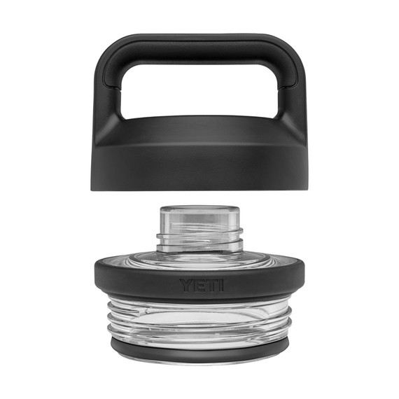 Yeti Rambler Water Bottle with Chug Cap - 18 oz - Black