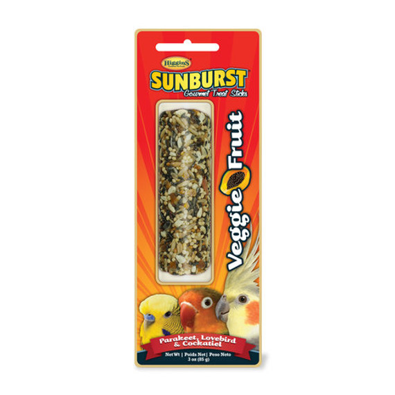 Higgins Sunburst Gourmet Veggie Fruit Treat Sticks - 3 oz