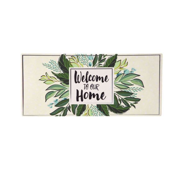 Evergreen Enterprises Welcome To Our Home Sassafras Switch Mat - Multi