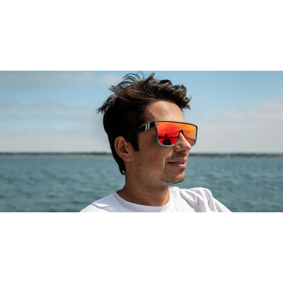 Blenders SciFi Red Explosion Polarized Sunglasses