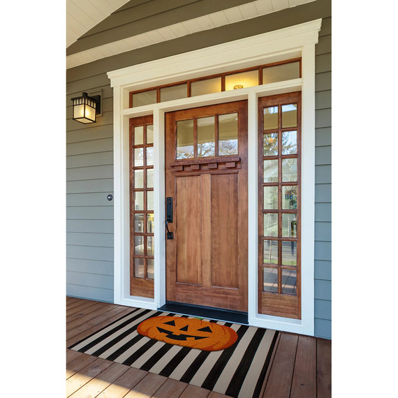 Design Imports Jack-O-Lantern Door Mat