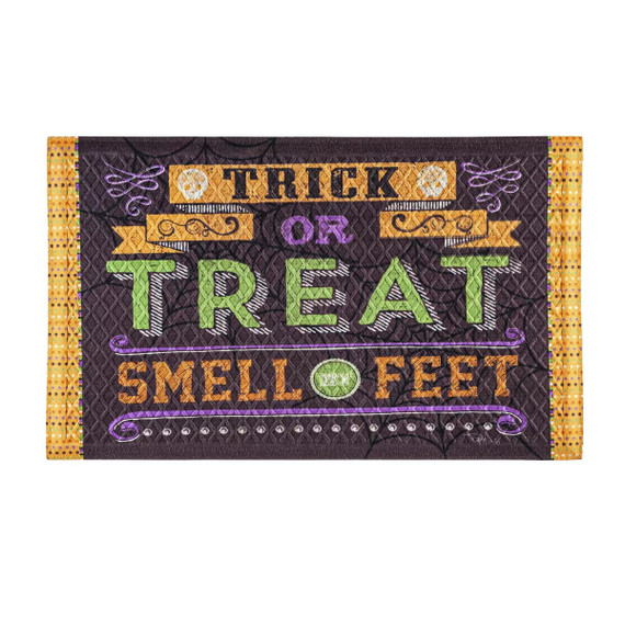 Evergreen Enterprises Trick or Treat Smell My Feet Embossed Floor Mat