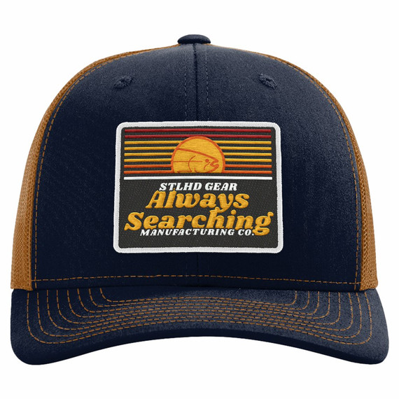 STLHD Men's Gold Coast Trucker Hat - Blue/Orange