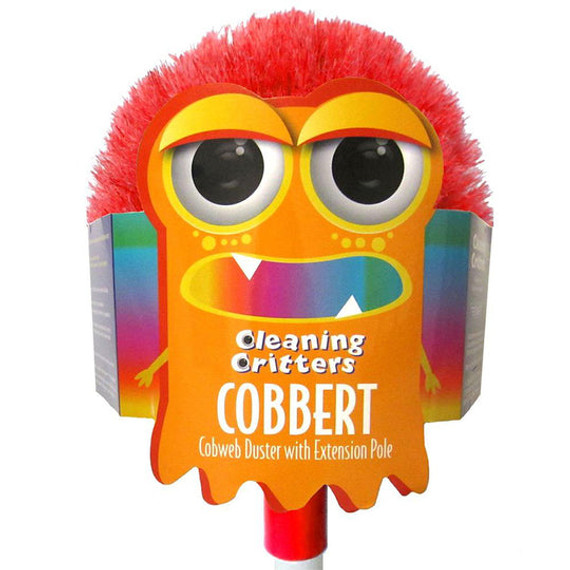 Ettore Cobbert Cobweb Duster with Extension Pole - 8"