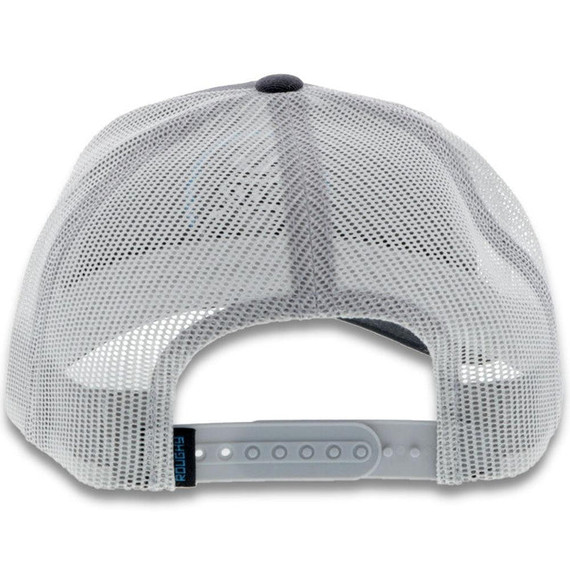 Hooey Strap Roughy Hat - Grey/white