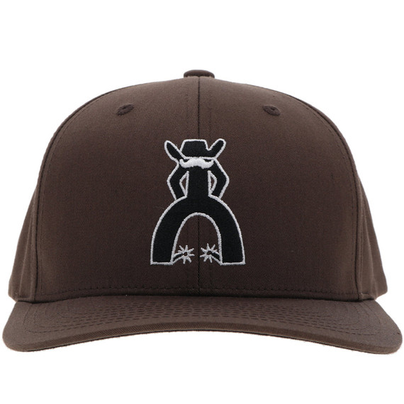 Hooey Men's Punchy Hat with Black & White Logo - Brown