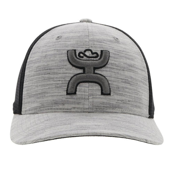 Hooey Men's Ash Flexfit Hat - Grey /Black