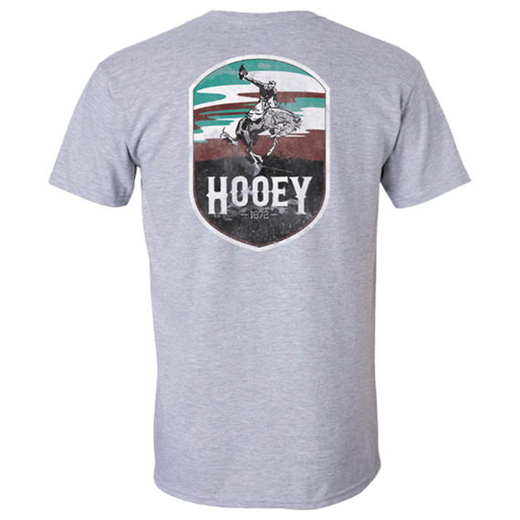 Hooey Men's Cheyenne Short Sleeve T-Shirt - Sport Gray