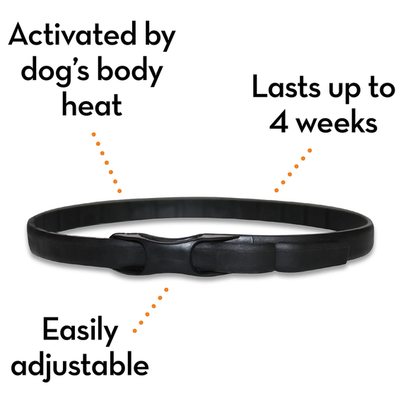 Thunderease Adaptil Calming Collar for Dogs - Black
